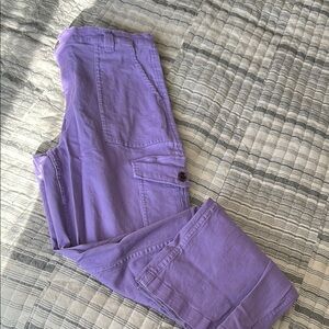 Purple Cargo Pants